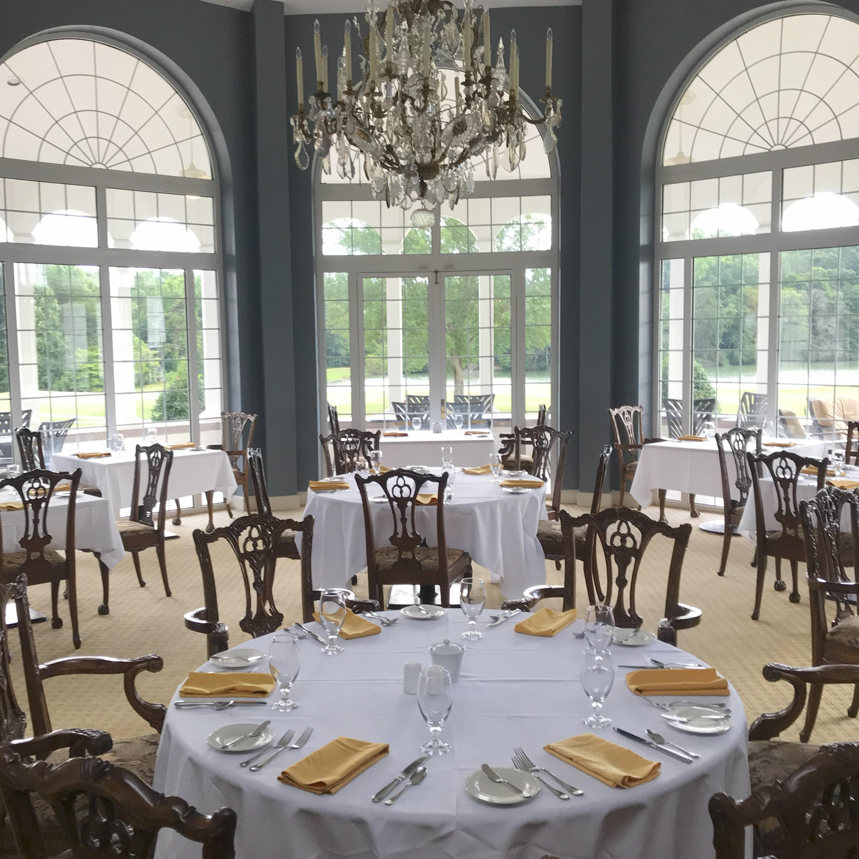 Freshly painted living room with natural light